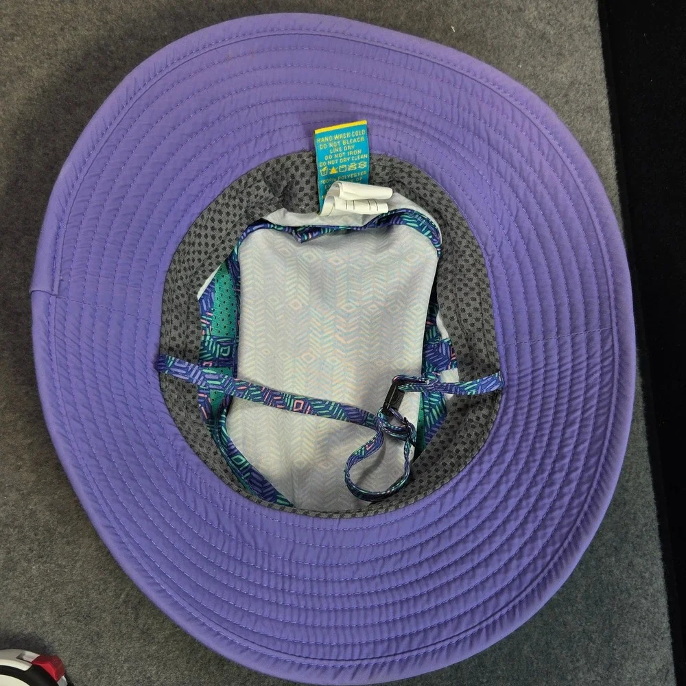 Sunday‎ Afternoons Kids Sun Hat Purple Teal Geometric 6-24 Months Adjustable S